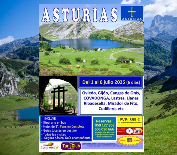 ASTURIAS – 1 AL 6 JULIO 2025