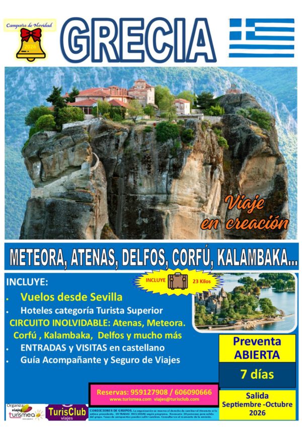 GRECIA – SEPTIEMBRE-OCTUBRE