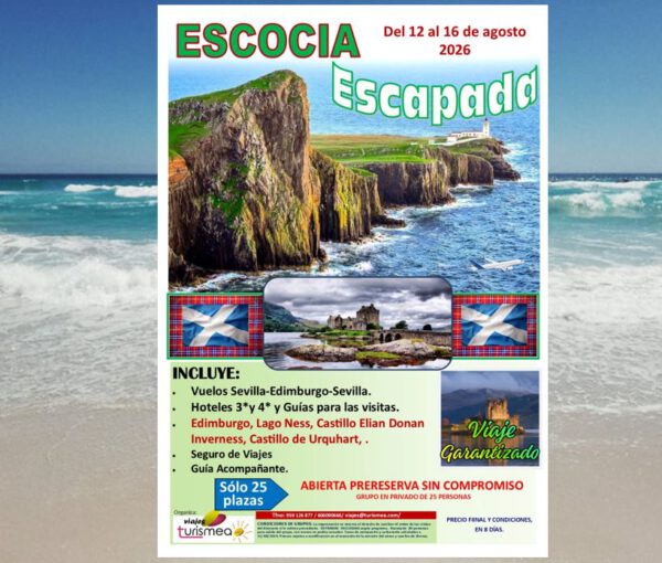 ESCOCIA – 12 AL 16 AGOSTO 2026