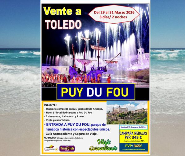 PUY DU FOU – 29 AL 31 MARZO 2026 – SEMANA SANTA