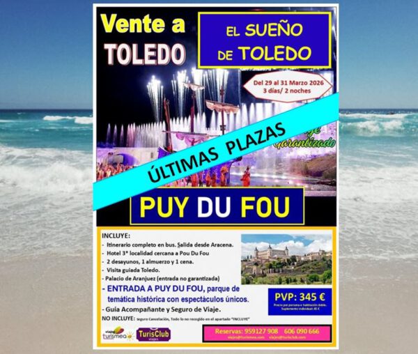 PUY DU FOU – 29 AL 31 MARZO 2026 – SEMANA SANTA